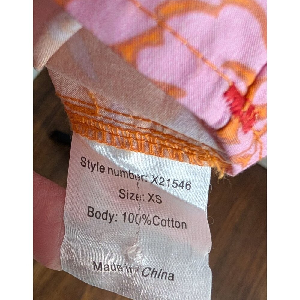 Xirena Scoop Keyhole Neck Blouse with‎ Raglan Sleeves in Tropicana Orange - XS - Picture 9 of 11